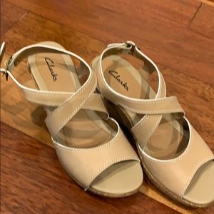 Clark’s wedge sandals